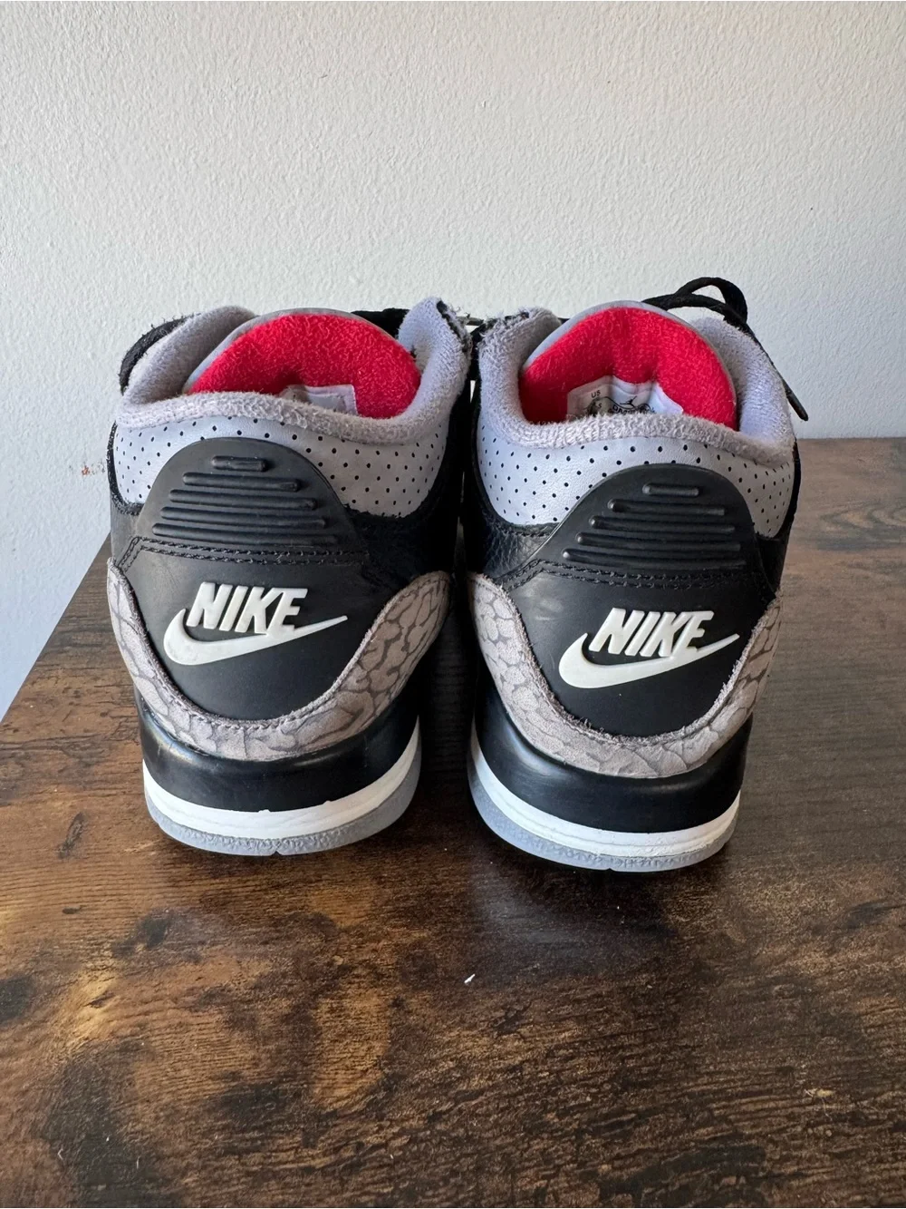Nike Air Jordan 3 Retro PS Black Cement DM0966-010 Kids Size 2Y Sneakers